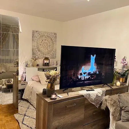 Appartement Studio Cosy Avec Vue Panoramique Genève